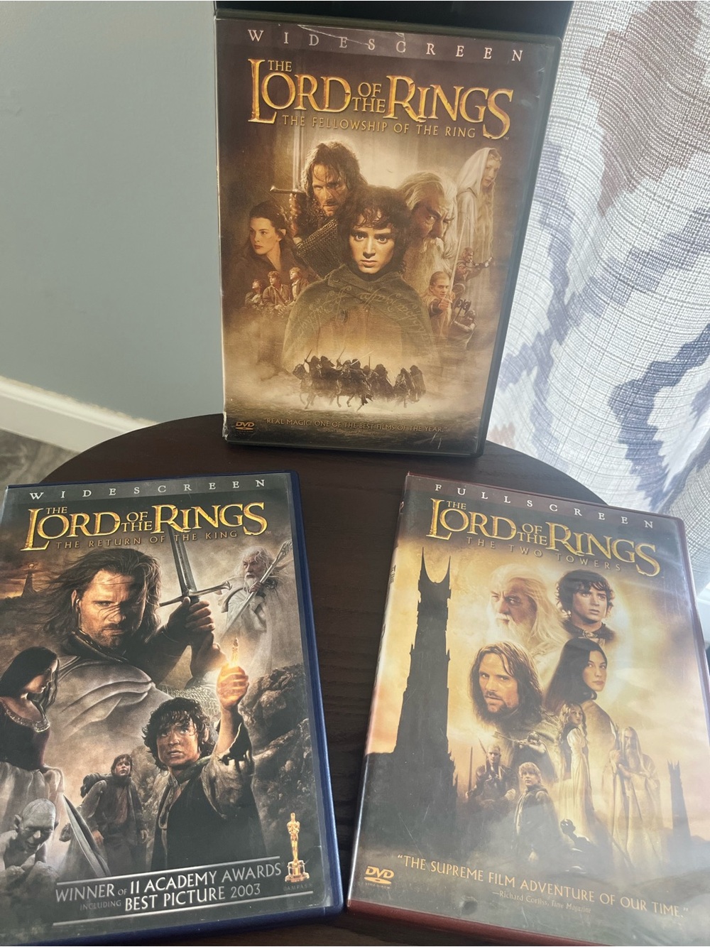 The Lord of the Rings DVD Trilogy Set - Brown/Gold Covers